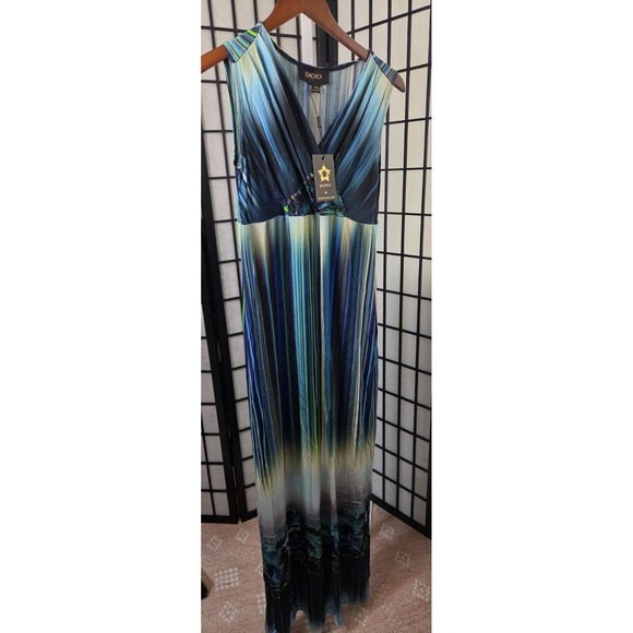 Eacha Dresses & Skirts - Eacha‎ Womens Waterfall Tropical Maxi Dress Size Small